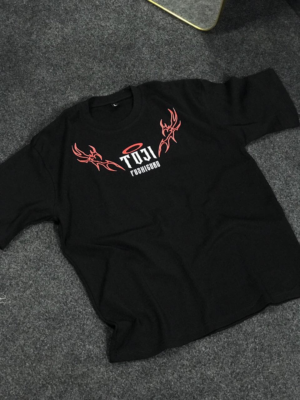 "Toji Fushiguro – Left It All Behind" Black Tee